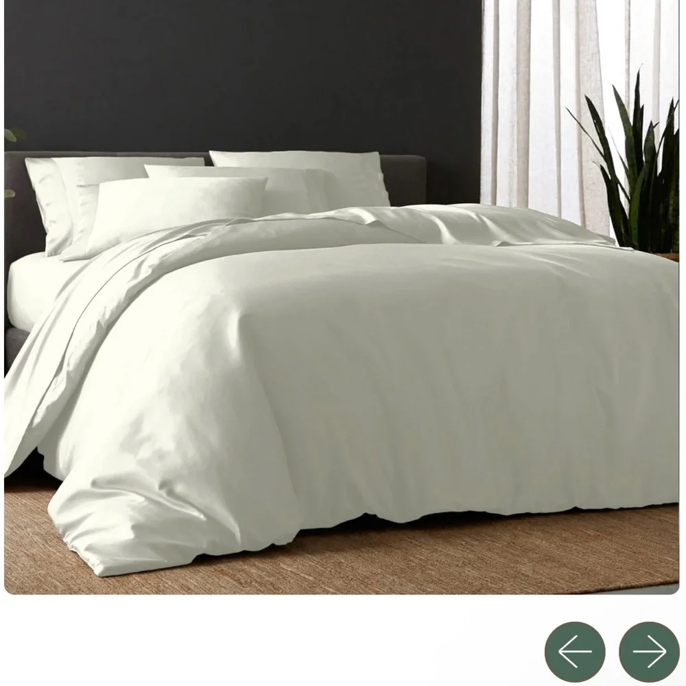 NWT Doz/Sijo Bamboo Full/Queen Duvet & Sham Set - Picture 2 of 6